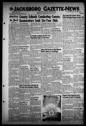 Jacksboro Gazette-News (Jacksboro, Tex.), Vol. EIGHTY-SIXTH YEAR, No. 33, Ed. 1 Thursday, January 13, 1966