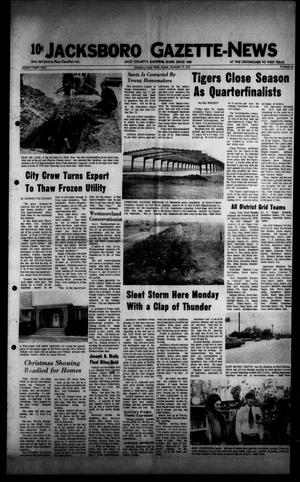 Jacksboro Gazette-News (Jacksboro, Tex.), Vol. 93, No. 29, Ed. 1 Monday, December 11, 1972