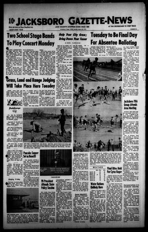 Jacksboro Gazette-News (Jacksboro, Tex.), Vol. 91, No. 44, Ed. 1 Monday, March 29, 1971