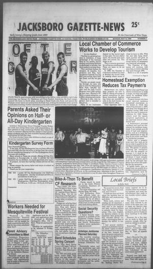 Jacksboro Gazette-News (Jacksboro, Tex.), Vol. 110, No. 2, Ed. 1 Monday, May 14, 1990