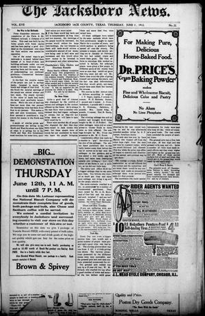 The Jacksboro News. (Jacksboro, Tex.), Vol. 17, No. 23, Ed. 1 Thursday, June 5, 1913