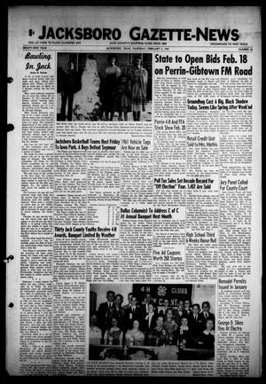 Jacksboro Gazette-News (Jacksboro, Tex.), Vol. EIGHTY-FIRST YEAR, No. 36, Ed. 1 Thursday, February 2, 1961