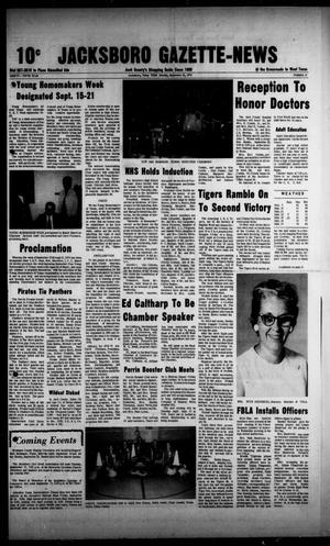 Jacksboro Gazette-News (Jacksboro, Tex.), Vol. NINETY-FIFTH YEAR, No. 17, Ed. 1 Monday, September 16, 1974