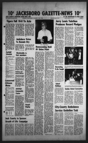 Primary view of object titled 'Jacksboro Gazette-News (Jacksboro, Tex.), Vol. 101, No. 17, Ed. 1 Monday, September 10, 1979'.