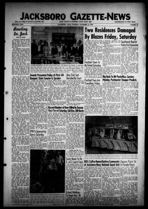 Primary view of object titled 'Jacksboro Gazette-News (Jacksboro, Tex.), Vol. 80, No. 29, Ed. 1 Thursday, December 10, 1959'.