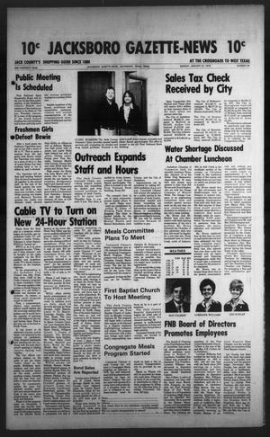 Jacksboro Gazette-News (Jacksboro, Tex.), Vol. 100, No. 36, Ed. 1 Monday, January 22, 1979