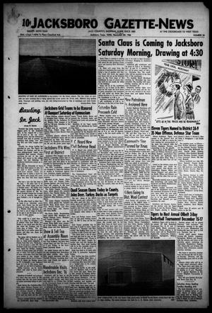 Jacksboro Gazette-News (Jacksboro, Tex.), Vol. EIGHTY-SIXTH YEAR, No. 27, Ed. 1 Thursday, December 1, 1966