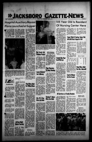 Jacksboro Gazette-News (Jacksboro, Tex.), Vol. 92, No. 11, Ed. 1 Monday, August 9, 1971