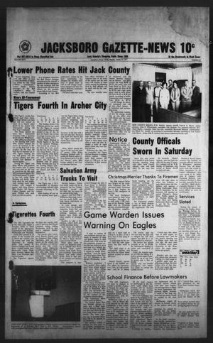 Jacksboro Gazette-News (Jacksboro, Tex.), Vol. 26, No. 33, Ed. 1 Monday, January 3, 1977