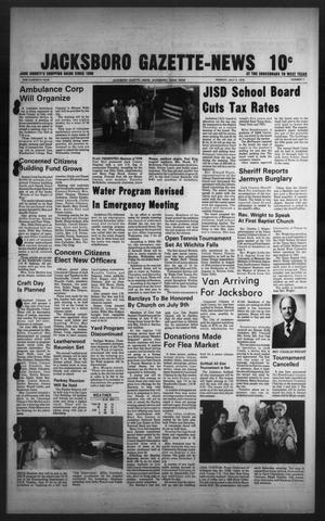 Jacksboro Gazette-News (Jacksboro, Tex.), Vol. 100, No. 7, Ed. 1 Monday, July 3, 1978