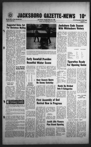 Jacksboro Gazette-News (Jacksboro, Tex.), Vol. 98, No. 26, Ed. 1 Monday, November 15, 1976