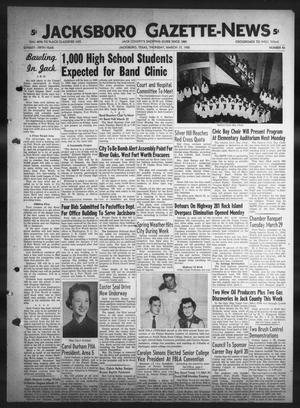 Primary view of object titled 'Jacksboro Gazette-News (Jacksboro, Tex.), Vol. 75, No. 42, Ed. 1 Thursday, March 17, 1955'.