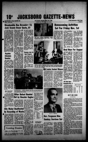 Jacksboro Gazette-News (Jacksboro, Tex.), Vol. NINETY-FIFTH YEAR, No. 23, Ed. 1 Monday, October 28, 1974