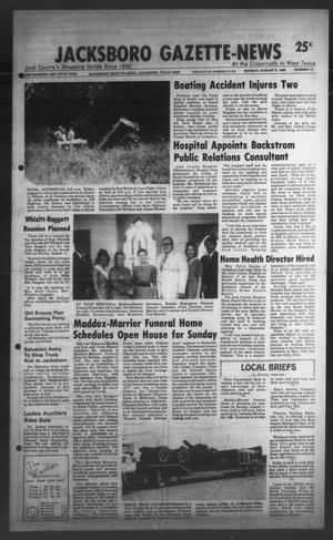 Jacksboro Gazette-News (Jacksboro, Tex.), Vol. ONE HUNDRED AND FIFTH YEAR, No. 13, Ed. 1 Monday, August 5, 1985