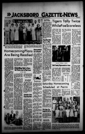Primary view of object titled 'Jacksboro Gazette-News (Jacksboro, Tex.), Vol. 92, No. 18, Ed. 1 Monday, September 27, 1971'.