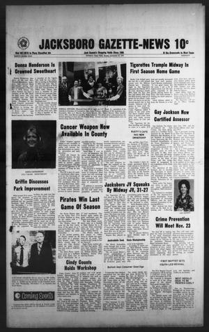 Jacksboro Gazette-News (Jacksboro, Tex.), Vol. 98, No. 27, Ed. 1 Monday, November 22, 1976