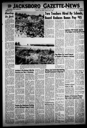 Jacksboro Gazette-News (Jacksboro, Tex.), Vol. NINETIETH YEAR, No. 6, Ed. 0 Thursday, July 10, 1969