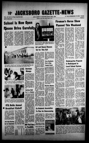 Jacksboro Gazette-News (Jacksboro, Tex.), Vol. 94, No. 14, Ed. 1 Monday, August 27, 1973