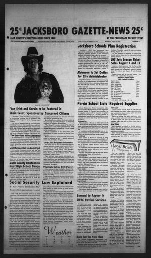 Jacksboro Gazette-News (Jacksboro, Tex.), Vol. 104, No. 11, Ed. 1 Monday, July 25, 1983