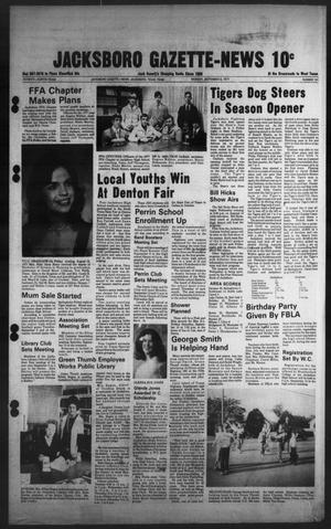 Jacksboro Gazette-News (Jacksboro, Tex.), Vol. 99, No. 16, Ed. 1 Monday, September 5, 1977