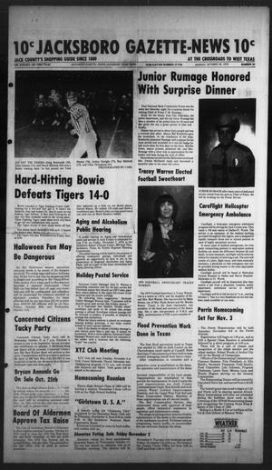 Jacksboro Gazette-News (Jacksboro, Tex.), Vol. 101, No. 24, Ed. 1 Monday, October 29, 1979