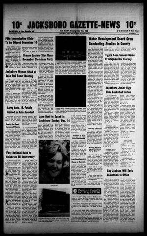 Jacksboro Gazette-News (Jacksboro, Tex.), Vol. NINETY-SIXTH YEAR, No. 29, Ed. 1 Monday, December 8, 1975