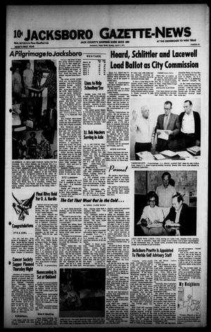 Primary view of object titled 'Jacksboro Gazette-News (Jacksboro, Tex.), Vol. 91, No. 45, Ed. 1 Monday, April 5, 1971'.
