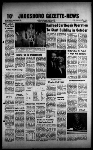 Jacksboro Gazette-News (Jacksboro, Tex.), Vol. NINETY-FIFTH YEAR, No. 19, Ed. 1 Monday, September 30, 1974