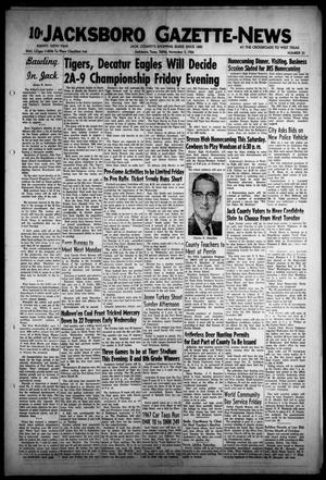 Jacksboro Gazette-News (Jacksboro, Tex.), Vol. EIGHTY-SIXTH YEAR, No. 23, Ed. 1 Thursday, November 3, 1966