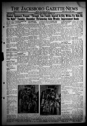 The Jacksboro Gazette-News (Jacksboro, Tex.), Vol. 69, No. 27, Ed. 1 Thursday, December 2, 1948