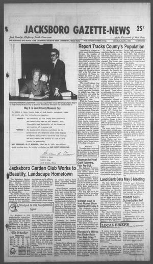 Jacksboro Gazette-News (Jacksboro, Tex.), Vol. 108, No. 52, Ed. 1 Monday, May 1, 1989
