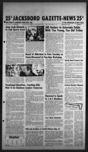 Primary view of object titled 'Jacksboro Gazette-News (Jacksboro, Tex.), Vol. 103, No. 52, Ed. 1 Monday, May 9, 1983'.