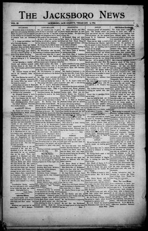 The Jacksboro News (Jacksboro, Tex.), Vol. 11, No. 1, Ed. 1 Thursday, January 4, 1906
