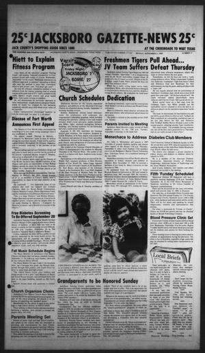 Primary view of object titled 'Jacksboro Gazette-News (Jacksboro, Tex.), Vol. 104, No. 17, Ed. 1 Monday, September 5, 1983'.