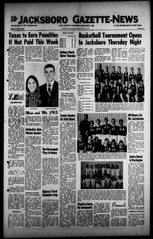 Jacksboro Gazette-News (Jacksboro, Tex.), Vol. 91, No. 35, Ed. 1 Monday, January 25, 1971