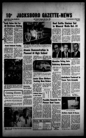 Jacksboro Gazette-News (Jacksboro, Tex.), Vol. NINETY-FIFTH YEAR, No. 22, Ed. 1 Monday, October 21, 1974