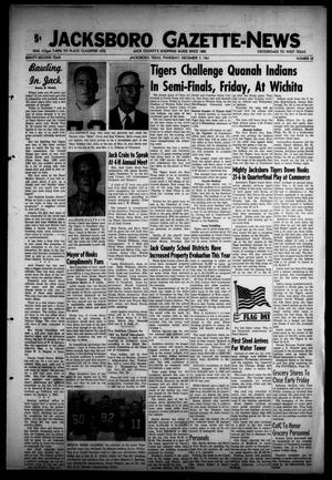 Jacksboro Gazette-News (Jacksboro, Tex.), Vol. EIGHTY-SECOND YEAR, No. 28, Ed. 1 Thursday, December 7, 1961