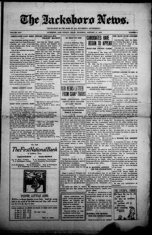 The Jacksboro News. (Jacksboro, Tex.), Vol. 22, No. 6, Ed. 1 Friday, January 11, 1918