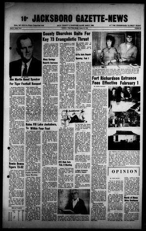 Jacksboro Gazette-News (Jacksboro, Tex.), Vol. 93, No. 36, Ed. 1 Monday, January 29, 1973
