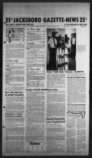 Primary view of object titled 'Jacksboro Gazette-News (Jacksboro, Tex.), Vol. 104, No. 10, Ed. 1 Monday, July 18, 1983'.