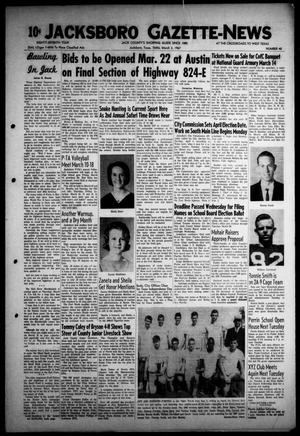 Jacksboro Gazette-News (Jacksboro, Tex.), Vol. EIGHTY-SEVENTH YEAR, No. 40, Ed. 1 Thursday, March 2, 1967