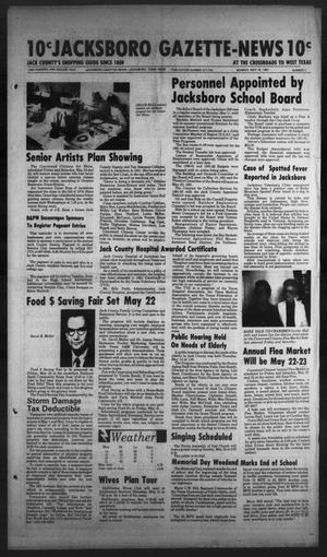 Jacksboro Gazette-News (Jacksboro, Tex.), Vol. 102, No. 1, Ed. 1 Monday, May 18, 1981