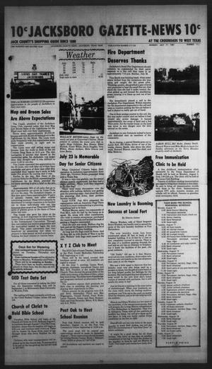 Jacksboro Gazette-News (Jacksboro, Tex.), Vol. 102, No. 11, Ed. 1 Monday, July 27, 1981