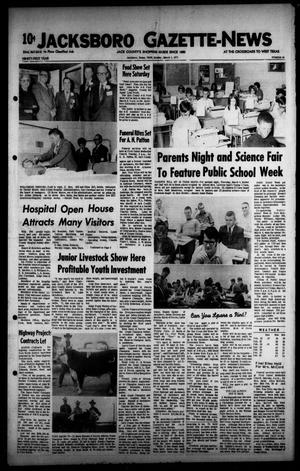 Primary view of object titled 'Jacksboro Gazette-News (Jacksboro, Tex.), Vol. 91, No. 40, Ed. 1 Monday, March 1, 1971'.