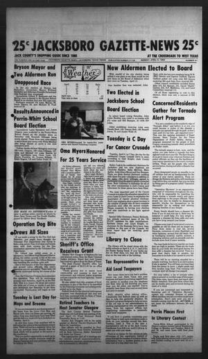 Primary view of object titled 'Jacksboro Gazette-News (Jacksboro, Tex.), Vol. 102, No. 47, Ed. 1 Monday, April 5, 1982'.