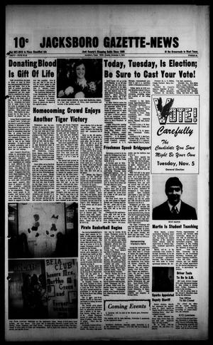 Jacksboro Gazette-News (Jacksboro, Tex.), Vol. NINETY-FIFTH YEAR, No. 24, Ed. 1 Monday, November 4, 1974