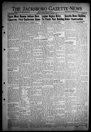 The Jacksboro Gazette-News (Jacksboro, Tex.), Vol. 68, No. 19, Ed. 1 Thursday, October 9, 1947