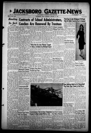 Jacksboro Gazette-News (Jacksboro, Tex.), Vol. EIGHTY-FIRST YEAR, No. 34, Ed. 1 Thursday, January 19, 1961