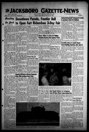 Primary view of object titled 'Jacksboro Gazette-News (Jacksboro, Tex.), Vol. EIGHTY-SIXTH YEAR, No. 5, Ed. 1 Thursday, June 30, 1966'.