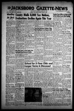 Jacksboro Gazette-News (Jacksboro, Tex.), Vol. EIGHTY-SIXTH YEAR, No. 19, Ed. 1 Thursday, October 6, 1966